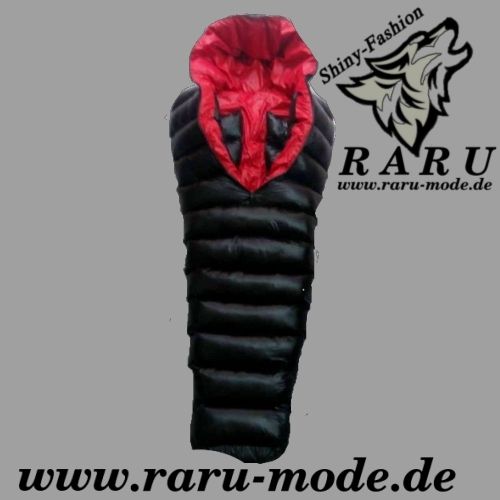 RARU - Glanznylon Wet-Look Bondage Schlafsack
